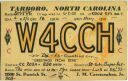 QSL - Radio - W4CCH - USA - Tarboro