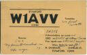 QSL - Radio - W1AVV - USA