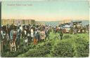 Postcard - strawberry pickers down south