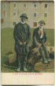 Postcard - a pair of colored gentlemen