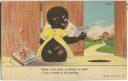Postcard - African-Americans - when I ain't eatin'