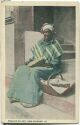 Postcard - Praline seller