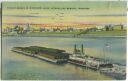 Postcard - Memphis - Freight Barges