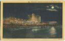 Postcard - Galveston - Moonlight