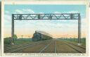 Postcard - Illinois Central Four-Track Roadway near Chicago