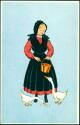 Postkarte - Amish woman