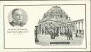 Postcard - William McKinley - shot down in the Temple of Music