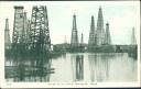 Postkarte - Scene in Oil Field Beaumont - Texas