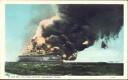 Postkarte - 55.000 BBL. Oil Tank on fire - Beaumont Texas