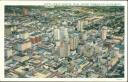 Postkarte - Areal view of Houston Texas