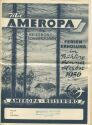 Mit Ameropa in Reisebüro-Sonderzügen Ferienerholung 1956 - Werbezeitschrift