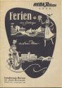 Reba-Reisen 1956 - Ferien im Gebirge und am Meer - Ferienkatalog