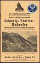Wolffs Reisebüro Leipzig 1938 - Gesellschaftsrundreise Schweiz Italien Bodensee - 16 Seiten mit 9 Abbildungen - Anmeldeformular