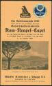 Wolffs Reisebüro Leipzig 1938 - Gesellschaftsrundreise Rom Neapel Capri - 16 Seiten mit 7 Abbildungen